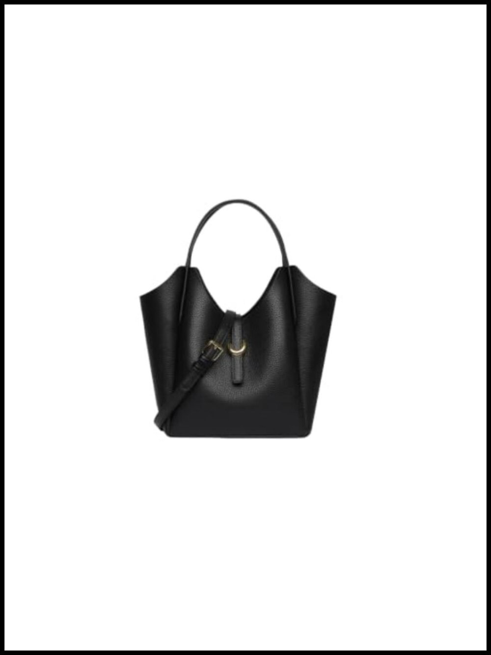 Genuine Leather Bucket Bag Shoulder Purse Crossbody Handbag for Work Travel